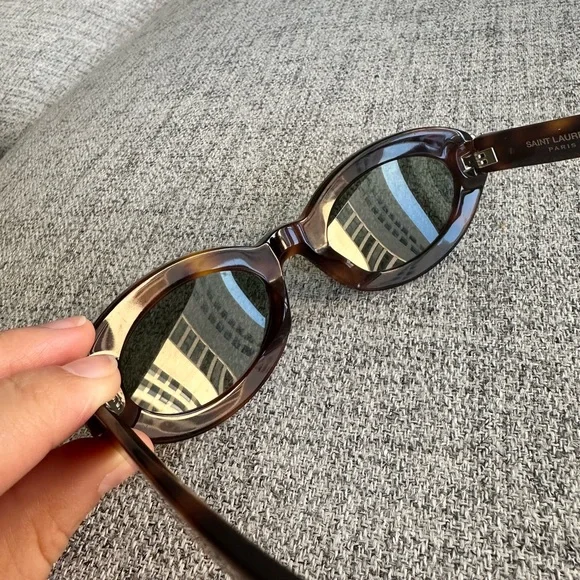 Yves Saint Laurent Tortoise Shell Sunglasses - Picture 7 of 11